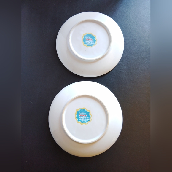 Chaleur Judith Geiger Dinner Plates 1987 South Western Lizard